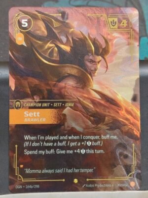 Sett - Brawler (Alternate Art) Riftbound League of Legends TCG - Auction